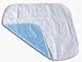 INDICATIONS: Carefor Deluxe Underpads are designed to control and absorb liquids. The quilted design and three-layer construction will not slip, ball or shift. CareFor Reusable Deluxe Underpads Features: Protects bedding and chairs Pad features Stay-Dry top layer Brushed polyester top sheet with anti-bacterial, anti-fungal finish wicks fluid away from patient and inhibits bacterial growth Fill is 10 oz. poly/rayon soaker that absorbs and traps fluids PVC/polyester back sheet is totally waterproof and provides a non-slip surface Quilted construction means that the pad maintains its shape Waterproof binding prevents moisture from wicking over the edge.