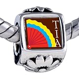 Pugster Pandora Style Bead Multicolored Tia Fan Beads Fits Pandora Bracelet