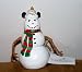 Disney Exclusive Theme Parks Ed. Mickey Mouse Snowman Ornament