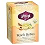 Yogi Peach DeTox, Tea Bags, 16-Count Boxes (Pack of 6)