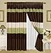 8 Pieces Sage Green Beige Brown Luxury Stripe Comforter (90