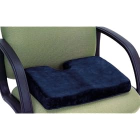 Essential Medical Supply Memory P.F. Sculpture Comfort Seat Cushion with Cut Out