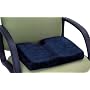 Essential Medical Supply Memory P.F. Sculpture Comfort Seat Cushion with Cut Out
