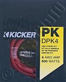 Kicker 09DPK4 D-Series 4AWG ROHS Compliant Amplifier Power Kit