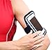 Sports Armband for iPhone 6 & Galaxy s5 from Flyron: For Running & Gym by Men & Women. Offers Strong & Soft Armbands that are Sweat Resistant & Fully Adjustable with Key Holder & Free iphone 6 Glass Screen Protector, Enjoy Your Workout Now!