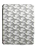 New LUX Mobile M C Escher iPad 2 Fabric Wrapped Case Plane W/ Birds Soft Micro Suede Interior
