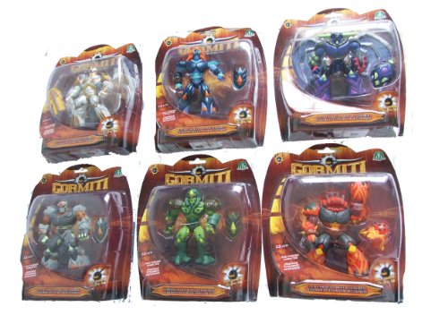 GORMITI 'The Supreme Eclipse Era' Poseable Characters Full Set of 6 12 Cm Action Figures