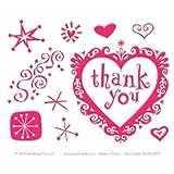 American Girl Thank You Clear Stamps