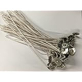 Candlewic Natural Candle Wicks, Large, 100 Pieces