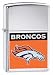 Sporting Goods : Denver Broncos NFL Brushed Chrome Lighter by Zippo