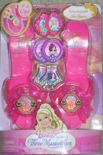 Barbie and the Three Musketeers: Costume Shoes with Interchangeable Toppers