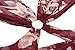 Eshion Women's Boho V Neck Backless Retro Split Floral Maxi Dress