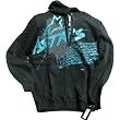 Alpinestars Clear Men's Hoody Zip Sportswear Sweatshirt - Black