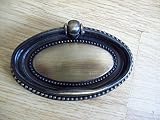 IRONMONGERY WORLDﾂｮ ANTIQUE BRASS DRAWER CUPBOARD CABINET OVAL RING PULL HANDLE by Ironmongery World