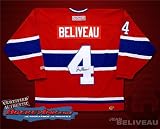 Jean Beliveau Autographed/Hand Signed Montreal Canadiens Red Jersey