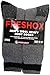Freshox Men's 6 Pair WOOL Heavy Boot Socks Hunting Camping Trekking Hiking