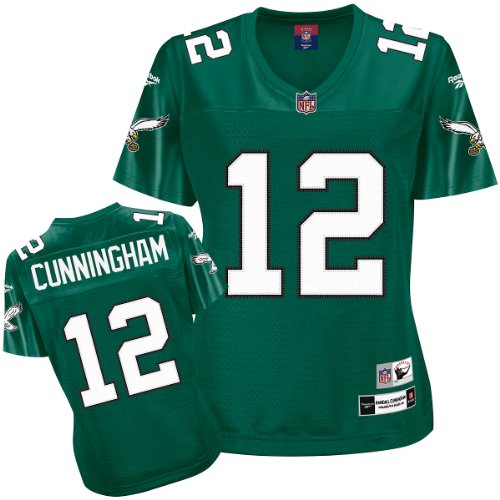 Reebok Philadelphia Eagles Randall Cunningham Women's Throwback Premier Jersey Large