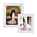 Hampton Contours Photo Frame Collection - White