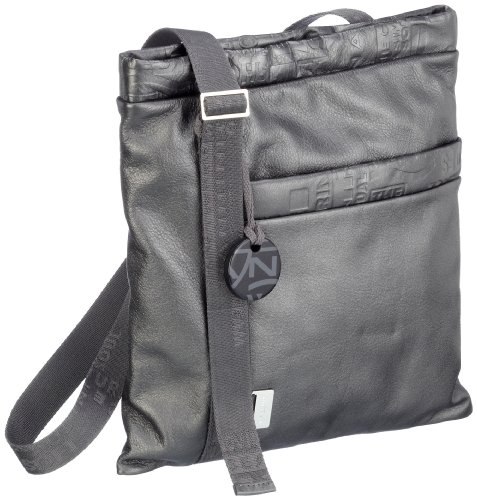 Nannini Plain Soft 94827, Damen Umh&auml;ngetasche, grau, (piombo), 30x32x4