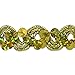 Expo International Reba Ric Rac Sequin Braid Trim Embellishment, 20-Yard, Gold