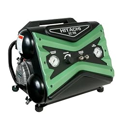 Hitachi EC119SA 15 amp 2.5-Horsepower 4-Gallon Twin-Stack Air Compressor