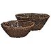 Abaca Basket Bowls Set of 2 - Brown