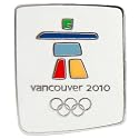 2010 Winter Olympics Stone Logo Collectible Pin