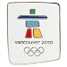 2010 Winter Olympics Stone Logo Collectible Pin