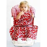 The Original Crumb Chum Bib, Red Dalmations, Toddler