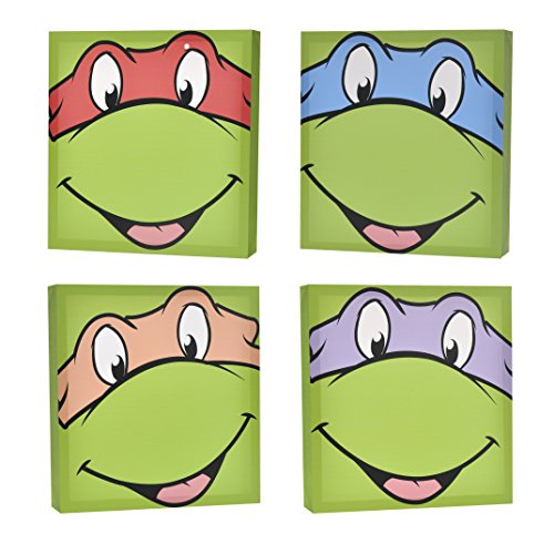 Nickelodeon Teenage Mutant Ninja Turtles Canvas Wall Art (4-Piece)