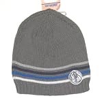 Dallas Mavericks Adidas NBA Gray Striped Knit Beanie