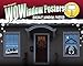 WOWindow Posters Manager & Magi Combo Silhouette Christmas Jesus Window Decoration includes two 34.5