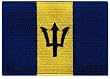 Barbados Flag Embroidered Patch Bajan Iron-On National Emblem