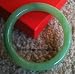 Good Luck and Protection Green jade Bracelet bangle - Small Size