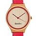 WOODIES Red Bamboo Wood Watch
