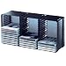 Atlantic DOM45C58 Domino 45 CD or 21 DVD Rack (Cobalt Black)