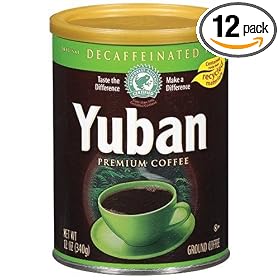 Yuban Coffee, Original Decaffeinated,12-Ounce Cans (Pack of 12)