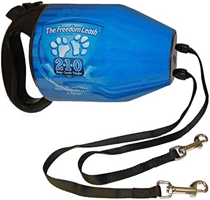 Paws Aboard Freedom Leash For 2 Dogs Retractable Dual Double Leash 10 ft long