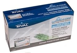 Rival VSB4-A Seal-A-Meal 1-Quart Vacuum Food Sealer Freezer Storage Bags, 18-Pack