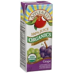 Apple and Eve Juice, Grape, 6.75-Ounce Aseptic Container (Pack of 27) by 