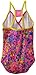 Speedo Big Girls'  Spectacular Splatter One Piece Swimsuit Butterfly Surplice