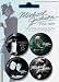 Michael Jackson Button~ Collectors 4 Pack of Buttons!!~ Approx 1.5
