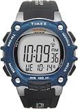 Timex Men's T5E241 Black Resin Quartz Watch with Digital Dial