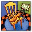 Violin by Daniel Ng 12"x12" Art Print Poster