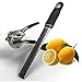 Stainless Steel Kitchen Lemon/Lime Squeezer-Professional Durable Citrus Press-Silicone Grip Handles-Extract Every Drop of Juice-Best Handheld Press for Home Cooks & Restaurant Chefs-FREE LEMON ZESTER