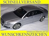 AUDI A8 A 8 SILVER SALOON CAR 1/18 KYOSHO MODEL CAR SPECIAL OFFER