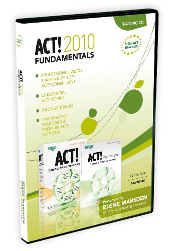 ACT! 2010 Fundamentals Training CD