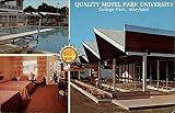 Quality Motel Park University College Park, Maryland Original Vintage Postcard