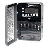 Intermatic ET8015C- 7-Day Electronic Astronomic Time Switch - NEMA 1 Indoor Steel Case - 1 Circuit - SPST - 30 Amps - 120/208/240/277 Volt