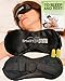 Eye Mask Sleep Mask for Men and Women By Smarter Rest - Sleeping Mask for Night REM Sleep, Travel, Nap, Yoga, Meditation - Reduces Dry Eyes, Puffy Eyes, Apnea, Keeps Cold, Better Than Gel Eye Mask - Silk & Cotton, Memory Foam Ear Plugs, Free Ebook - Satisfaction Guaranteed